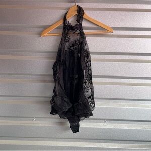 La Perla lace halter bodysuit